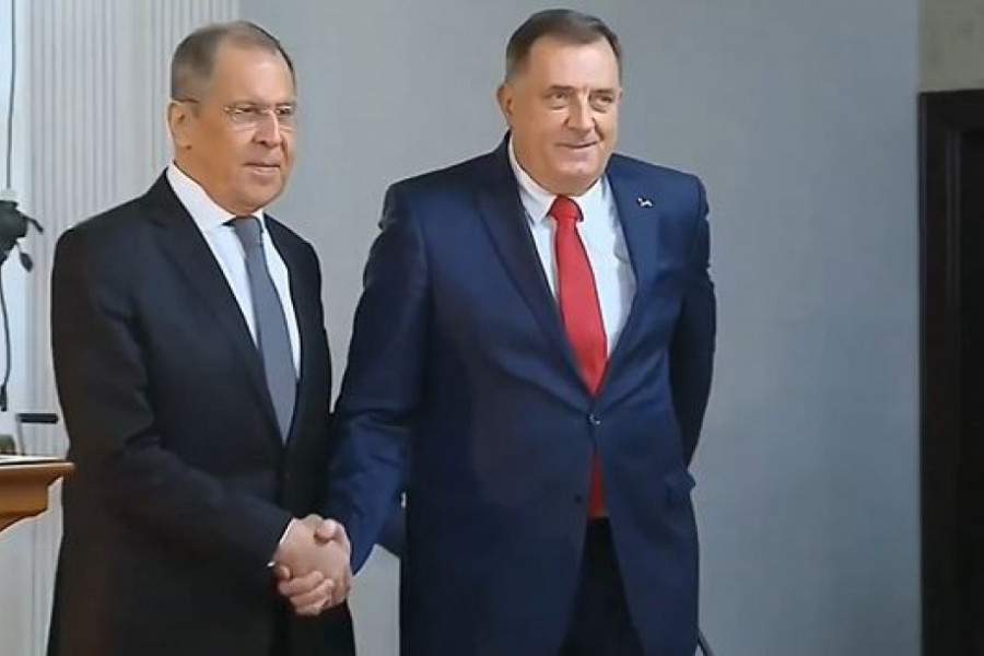 SANKT PETERSBURG: Dodik se sastao sa Lavrovom