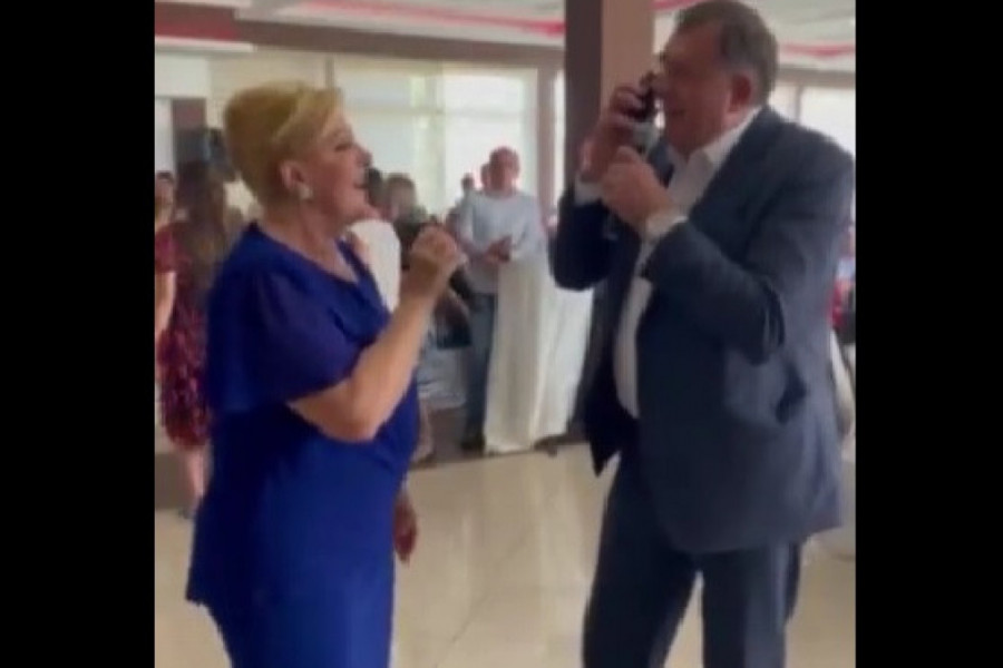 KAD MILE ZAPEVA: Dodik sa poznatom pevačicom u duetu, evo kome je pevao pesmu (VIDEO)