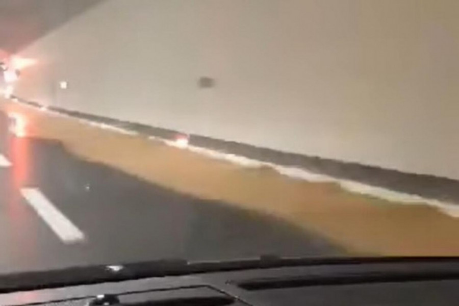 BRUKA I SRAMOTA! Platili deonicu MILIJARDU EVRA a sa prvom kišom kroz tunel teče POTOK (VIDEO)