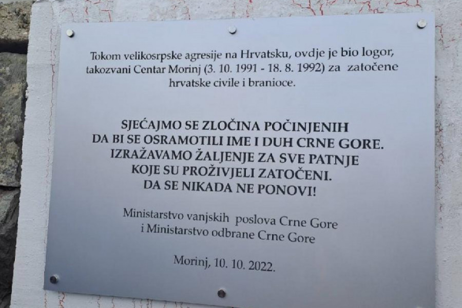 "ZA PLOČU U MORINJU KRIV PREDSEDNIK OPŠTINE KOTOR": Oglasili se borci ratova 1990. Crne Gore